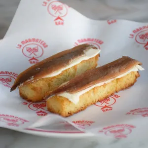 Tosta de anchoa en brioche